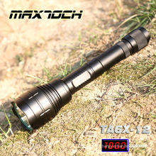 Maxtoch TA6X-12 1000 люмен 18650 кри ручкой Светодиодные Super расстояние электрические зарядки фонарик